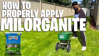 MILORGANITE how to apply EASY! Step by step guide ~ Measure your lawn without measuring your lawn!