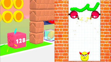 Happy Cubes 2048 Vs Draw to Smash| Android ios game Max levels