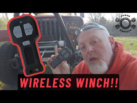 Install a Wireless Winch Controller on my Jeep Wrangler YJ #poweraddictscrew #jeepwrangleryj