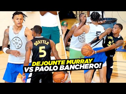 No. 1 NBA pick Paolo Banchero feuds with Hawks' Dejounte Murray ...