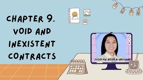 VOID OR INEXISTENT CONTRACTS
