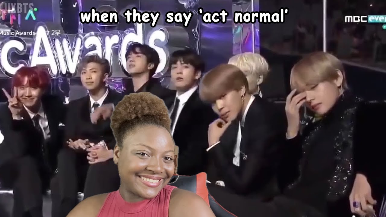BTS being BTS at the award show