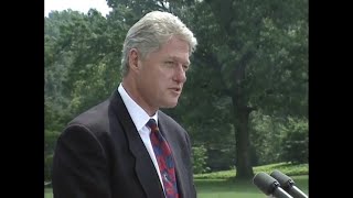President Clinton's Remarks About Mars Life Evidence, August 7, 1996