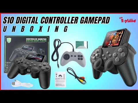 S10 Controller Gamepad Review 🎮 | S10 Retro Game Box with 520 Games 🤯 | S10 Digital Game Player