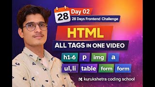 Day 02 | 28 Days Frontend Challenge (February) 🚀 | Full HTML
