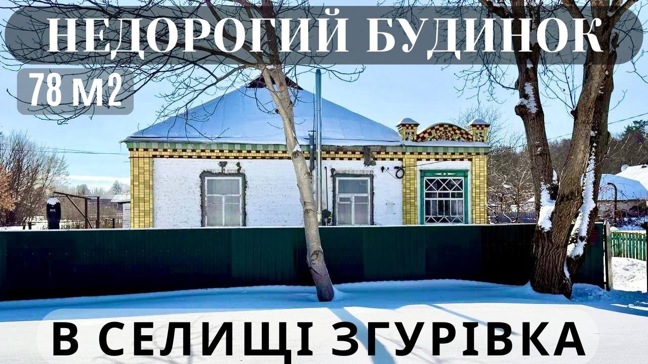 Теплий дім для родини в Згурівці: газ + твердопаливне, гараж і затишний двір