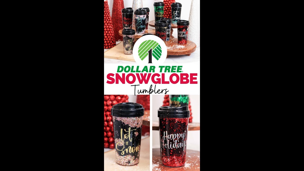 DIY Starbucks Snow Globe Tumbler - Sweet Red Poppy