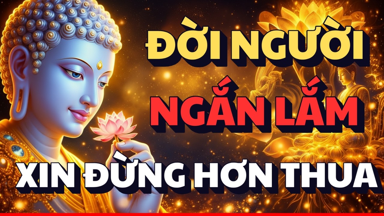 LỜI PHẬT DẠY: LÀM NGƯỜI TỐT THÌ THÂN THỂ KHỎE MẠNH, TÂM AN - ĐỜI NGẮN LẮM XIN ĐỪNG HƠN THUA NHAU