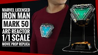 MARVEL Licensed Movie Prop Replica 1:1 SCALE IRON MAN MARK 50 ARC REACTOR unboxing | in-depth review screenshot 4