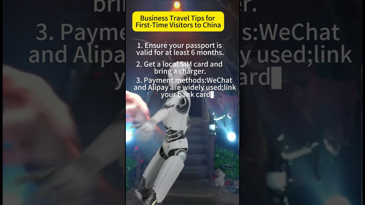 business travel for first-time visitors to China