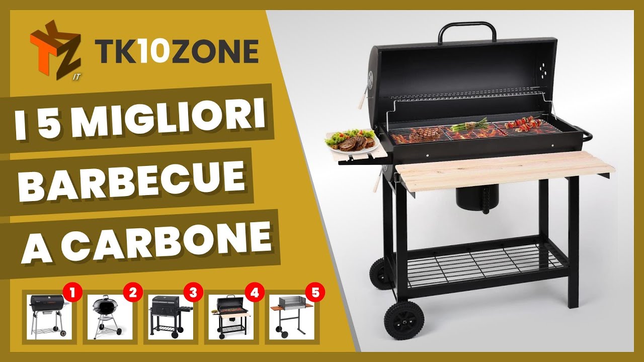 OneConcept GQ5-Beefbluter Smoker barbecue carbonella