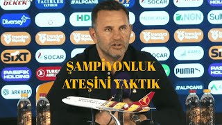 Şampi̇yonluk Ateşi̇ni̇ Yaktik Galatasaray 3 - 2 Bodrumspor Okan Buruk Basın Toplantısı