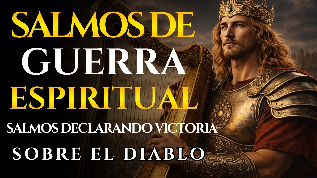SALMOS DE GUERRA ESPIRITUAL | DECLARA VICTORIA Y DERROTA TODO MAL - YouTube
