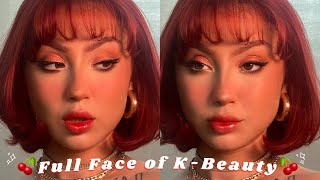 TRYING OUT K-BEAUTY! | FULL FACE OF KOREAN BEAUTY ✨