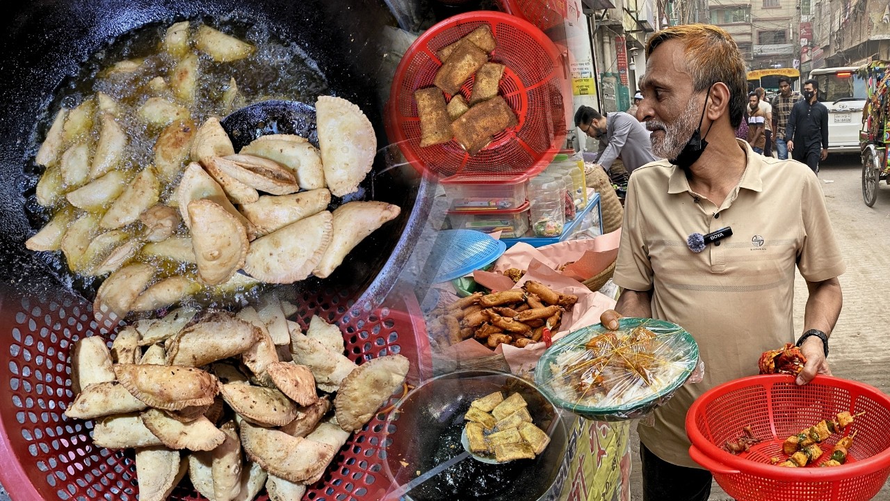 পুরোনো ঢাকার ইফতারিতে পনিরের সমুসা, চিকেন ব্রেড টোস্ট সিরিয়েল দিয়ে কিনতে হচ্ছে,বাবলু ভাইয়ের ইফতার