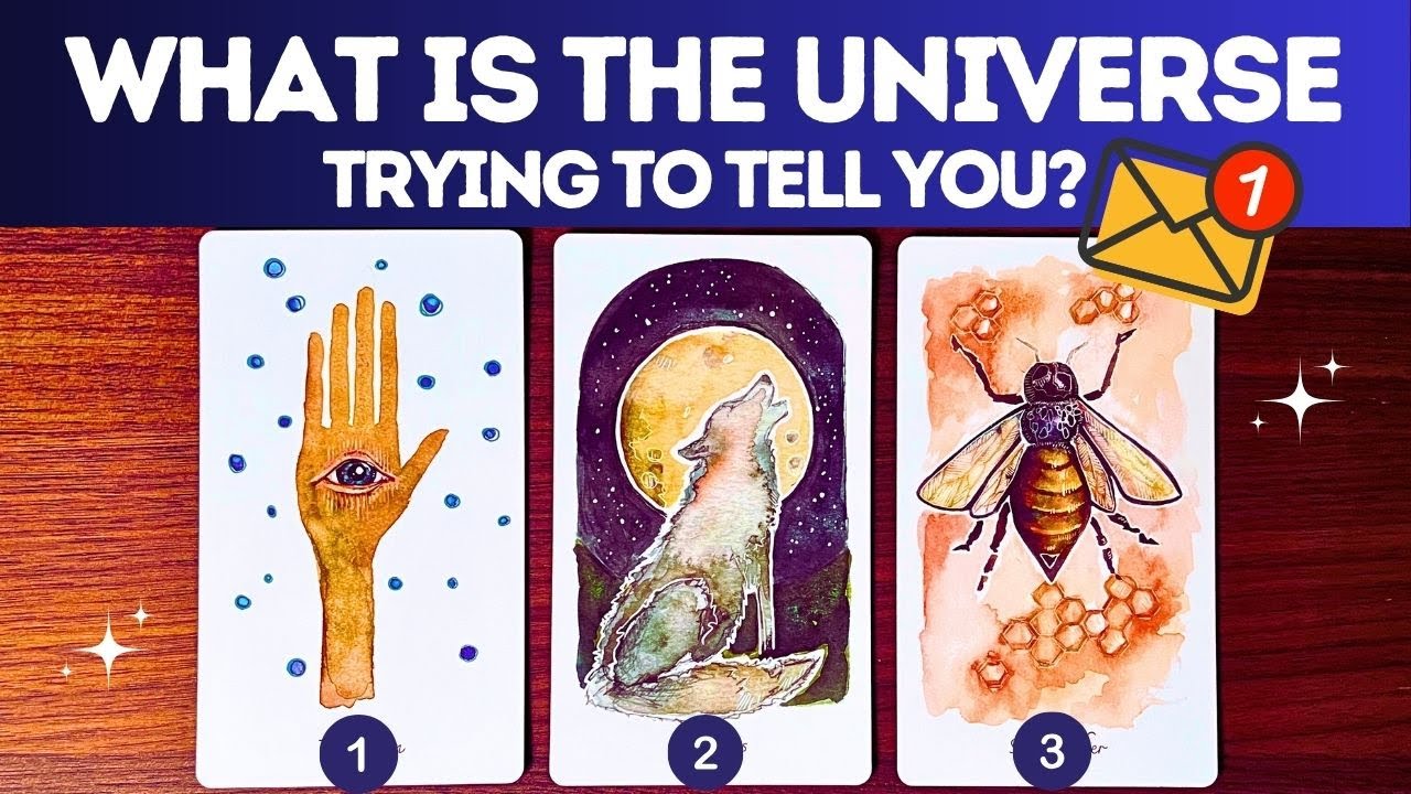 What Is The Universe Trying To Tell You?⏐TAROT • pick a card