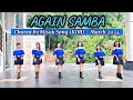 Again samba line dance  demo by astri dwi  happy beauty ld class