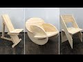 Cómo construir 3 sillas modernas únicas - Tutorial DIY paso a paso