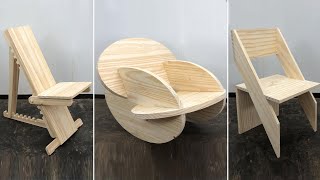 Cómo construir 3 sillas modernas únicas - Tutorial DIY paso a paso