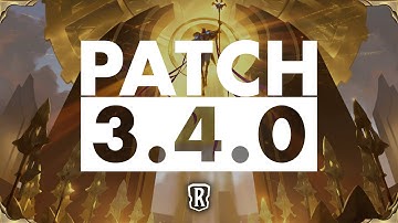 Patch 3.4.0 in 90 Seconds | Legends of Runeterra | Balance Patch