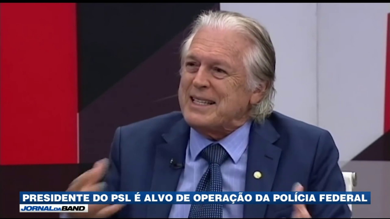 Presidente do PSL é alvo de operação da Polícia Federal band tv programação