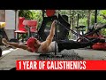 1 YEAR Realistic Progression- Calisthenic Transformation (From 6 months to 1 YEAR)