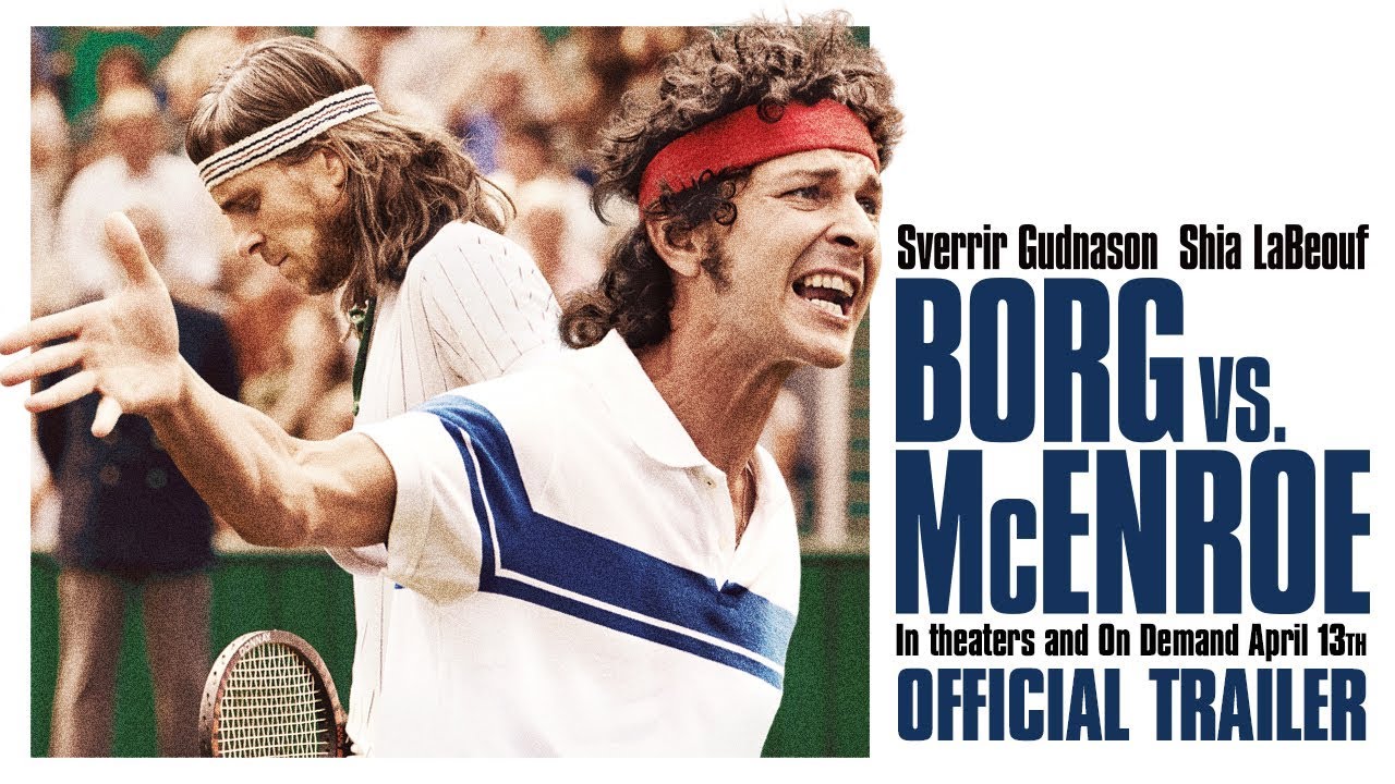 Official US trailer for Borg vs. McEnroe (2017), the tennis biopic distributed in France by Pretty Pictures