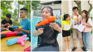 Despise toy water guns at the swimming pool... and kind the boy 🔫💋😵‍💫 Su Hao