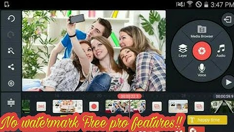 Remove Kinemaster watermark for free (No root, no lucky patcher)!!