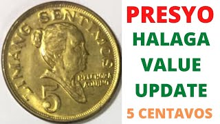 Limang Sentimos - 5 Centavos - Pilipino Series Coin - Buying Ako