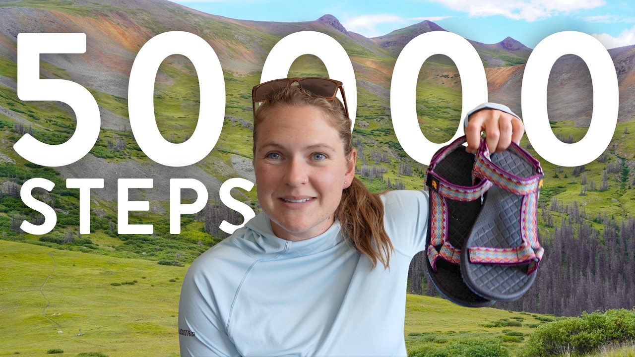 Thumbnail for Walking 50,000 steps in 8 Hours (in SANDALS?!)
