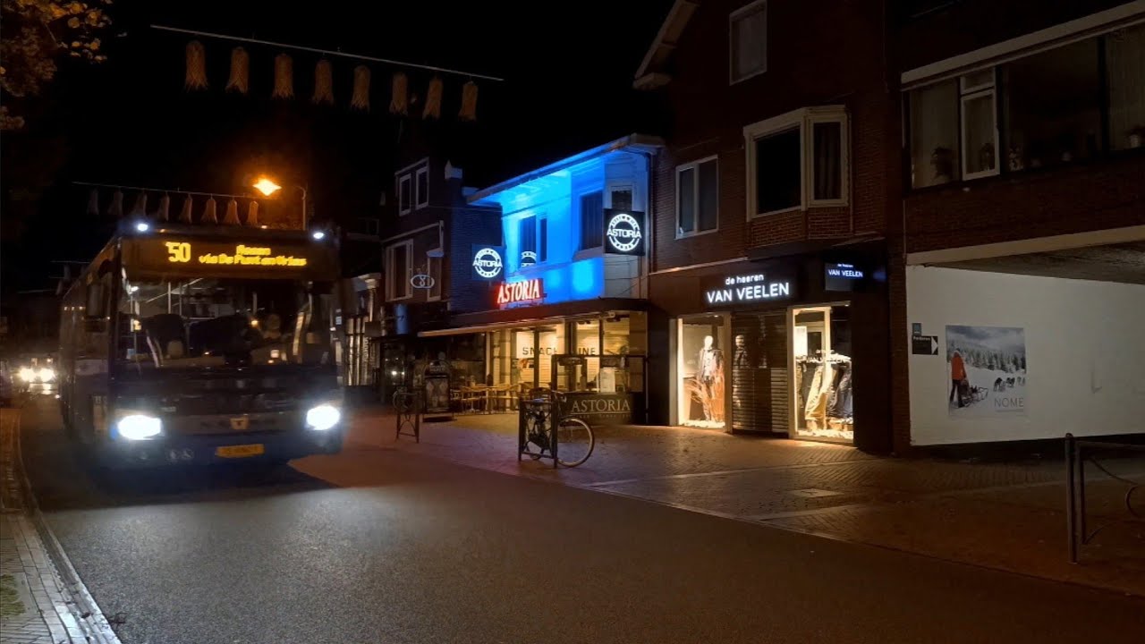 Afwijkend: Luxe Qliner-Setra als streeklijn 50! Haren, 19-10-2022 // Long haul bus on regional line!