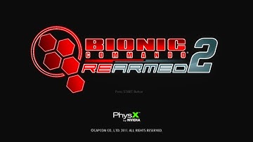 Bionic Commando Rearmed 2 Title Screen (Xbox 360, PS3)