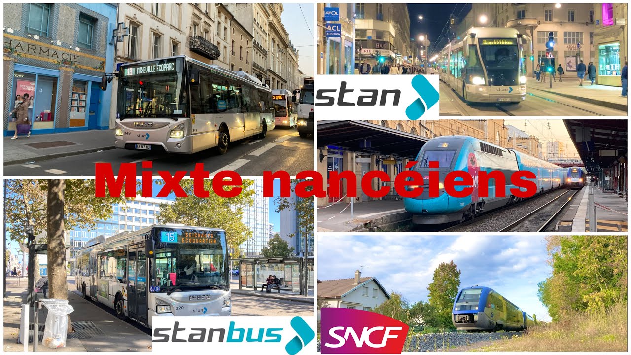 Bus tramway train tout ce qu’on trouve à Nancy