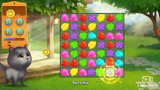 Amazing Meow Match cat Garden gameplay// part 1 screenshot 2
