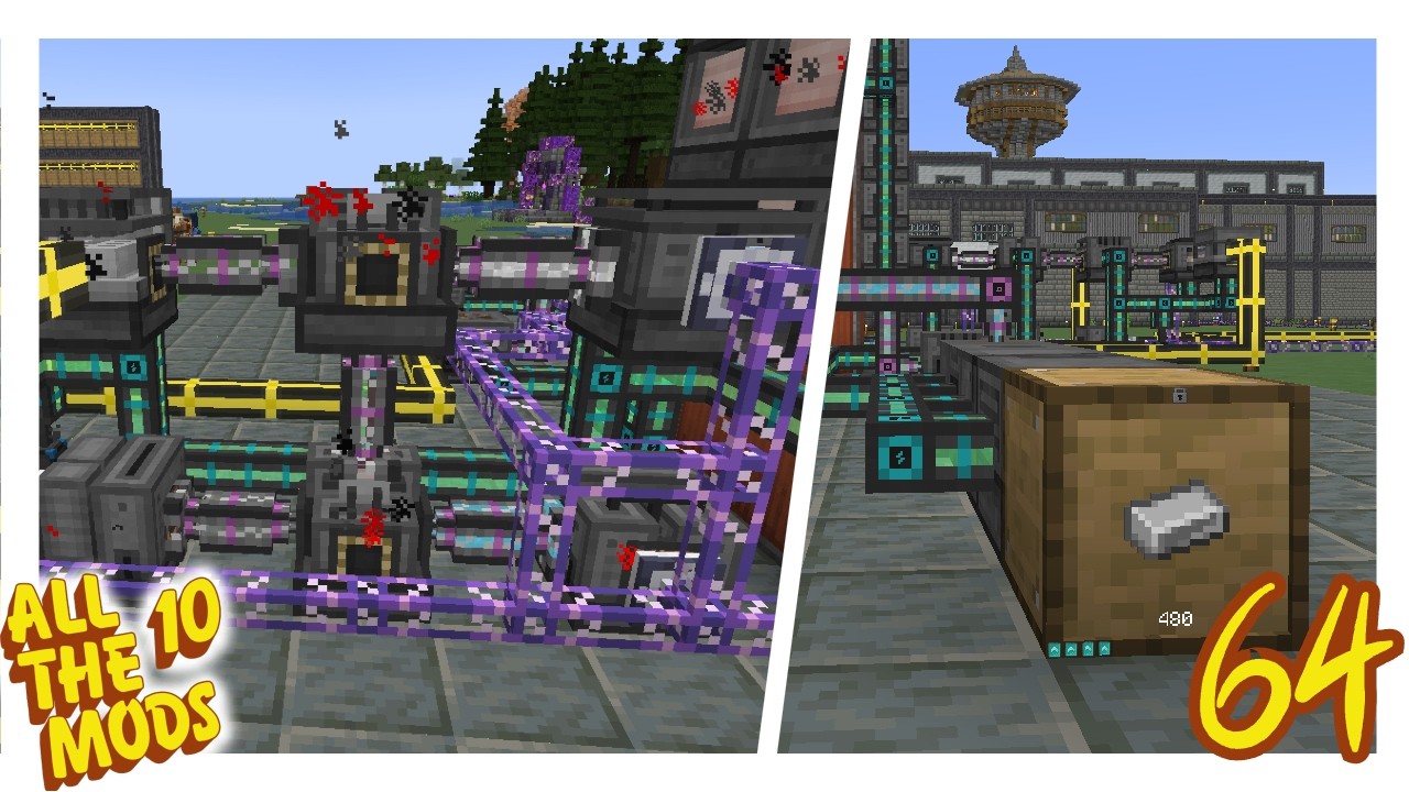 All The Mods 10 (S2) - EP 64 - Tier 4 Ore Processing - YouTube