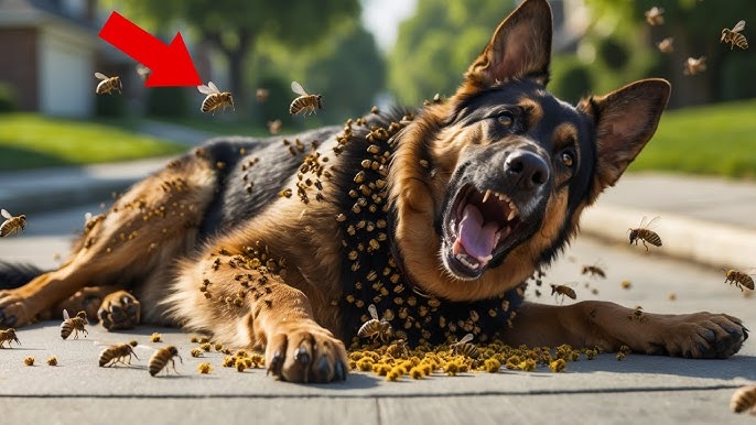 Dog Screamed As Bees Covered Its Body—What The Old Man Did Next Shocked  Everyone! - YouTube