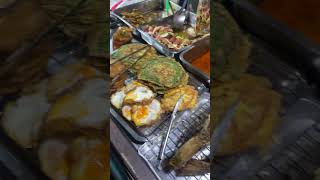 Street Food in Bangkok sell thaifood for dinner fish 70thb very delicious