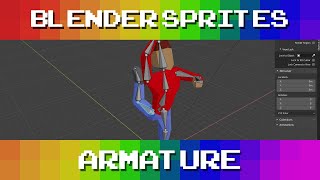 Blender 2D Sprite tutorial: Ep 3 - Armature