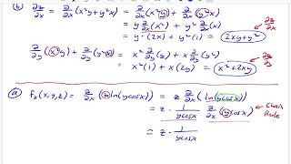 Math 261 Section 14.1&2 Exercise 5 a&b
