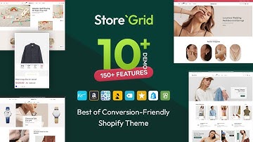 StoreGrid - High-Converting Shopify Multipurpose Responsive Theme - TemplateTrip