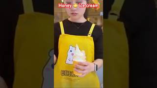 🍯 साउथ कोरिया की सबसे यूनिक हनी आइसक्रीम. #HoneyIceCream #StreetFood #KoreaVlog #KoreanStreetFood