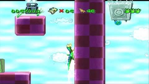 Gex: New Toonland - Twin Towers Speed Run (1:06)