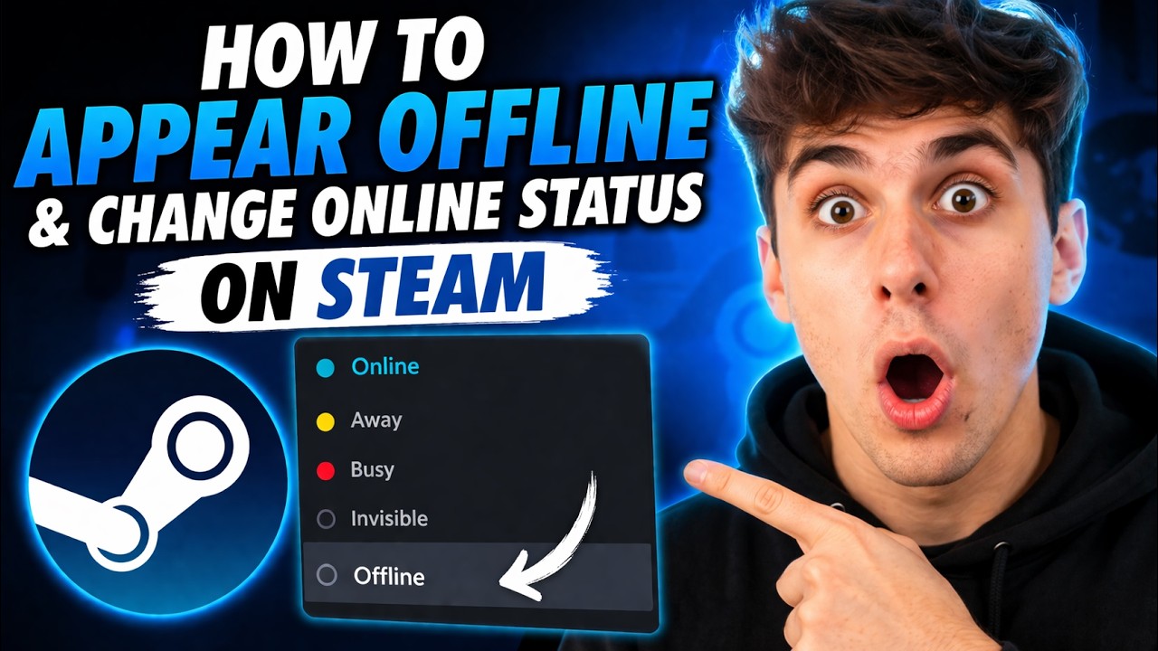 How to Appear Offline & Change Online Status on Steam (Easy Guide ...
