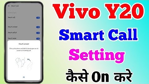vivo Y20 Smart Call Kaise Kare || How To Smart Call Setting On Vivo Y20 || Mobile Help