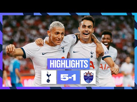 RICHARLISON SCORES HAT-TRICK IN SINGAPORE | TOTTENHAM HOTSPUR 5-1 LION CITY SAILORS | HIGHLIGHTS