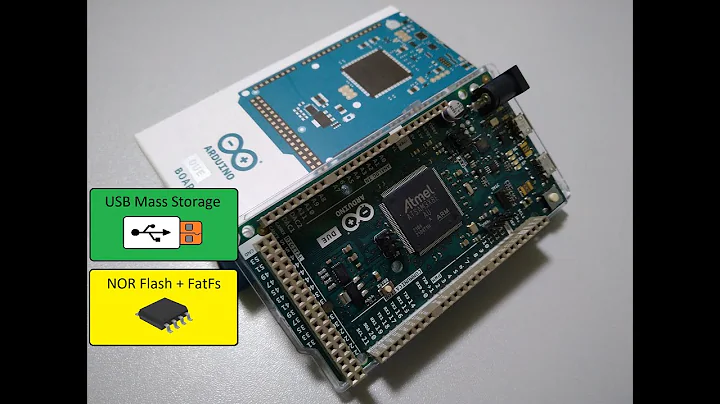 Arduino Due NOR Flash SPI + FatFs + USB Mass Storage example in Microchip Studio 7