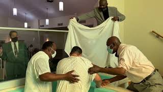 Church of Jesus Christ Apostolic Baptisms April 10, 2022.  Pastor ZM Craig