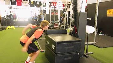Matt B box jump w/ weight vest.MOV