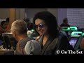 Kiss Frontman Gene Simmons and Paparazzi at LAX Airport